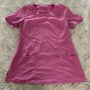Cherokee Infinity Pink Scrub Top
